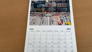 Visaprint calendar sample print