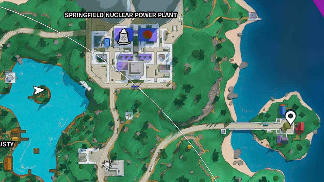 Fortnite Simpsons season best drop spots and important POIs