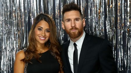 Lionel Messi and Antonela Roccuzzo