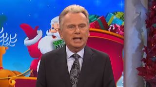 Pat Sajak on Christmas-themed set of Wheel of Fortune