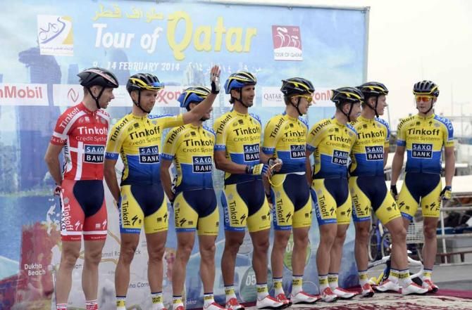 Tinkoff-Saxo presented before the opening stage