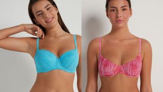 models wearing Italian lingerie brand Tezenis