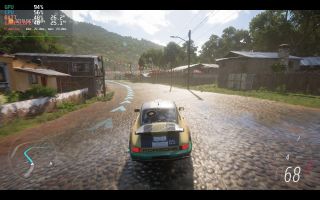 Forza Horizon 5 running on the Steam Deck