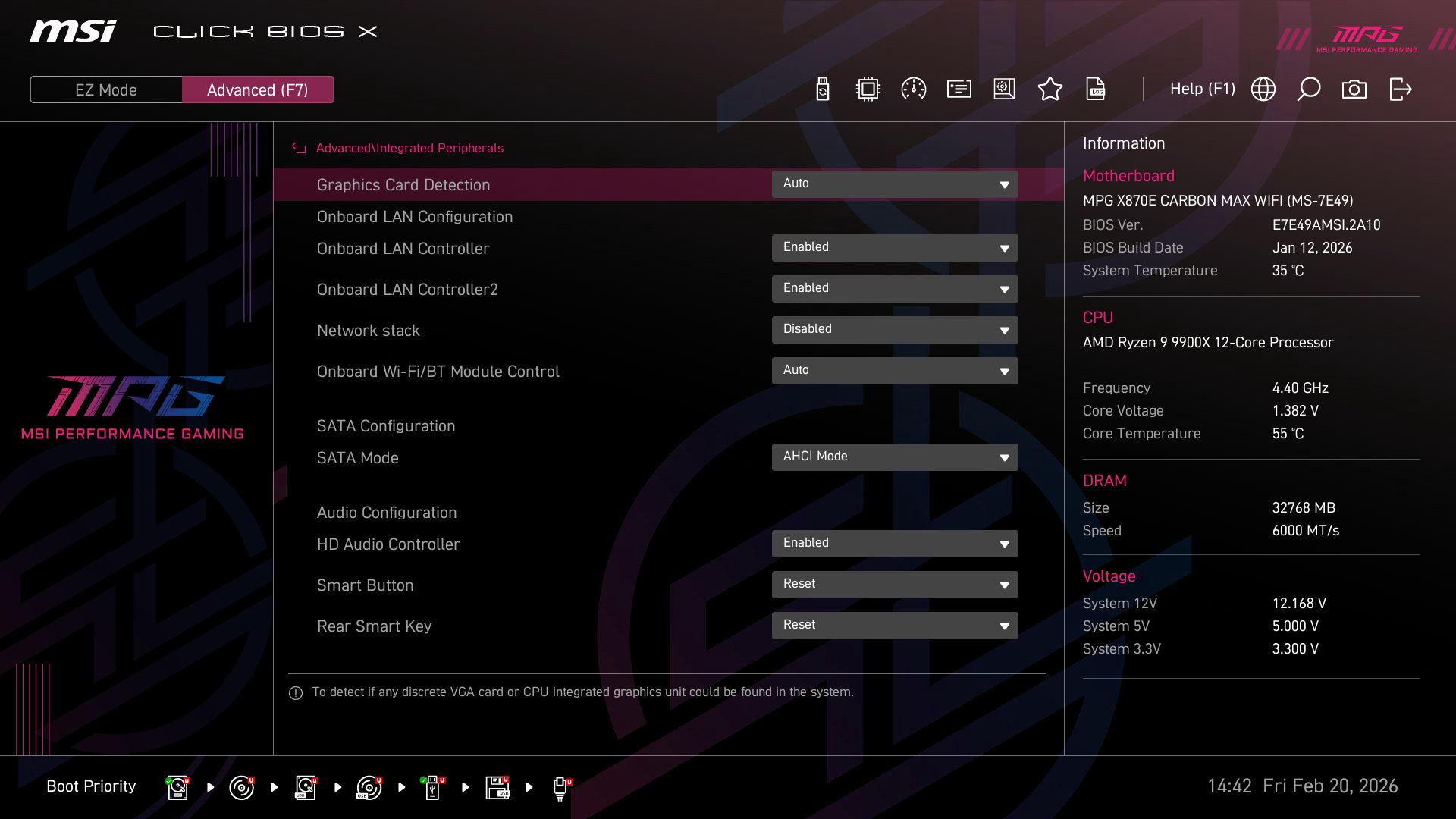 MSI X870E Carbon Max Wifi