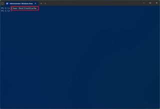 PowerShell clear cache