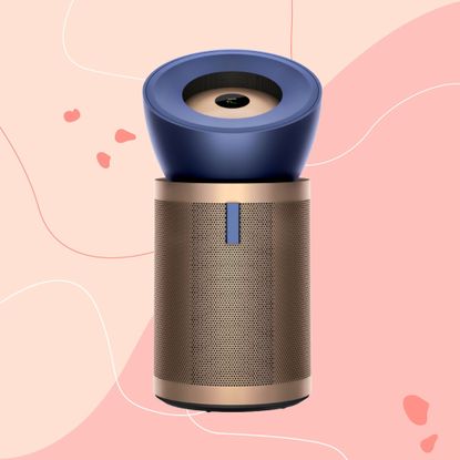 Dyson Purifier Big+Quiet Formaldehyde on a pink background
