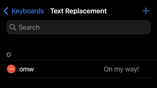 How to use text replacement on iPhone