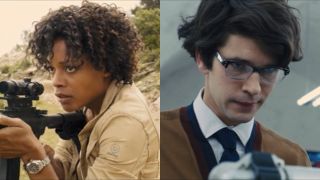 Naomie Harris and Ben Whishaw side by side in Skyfall.