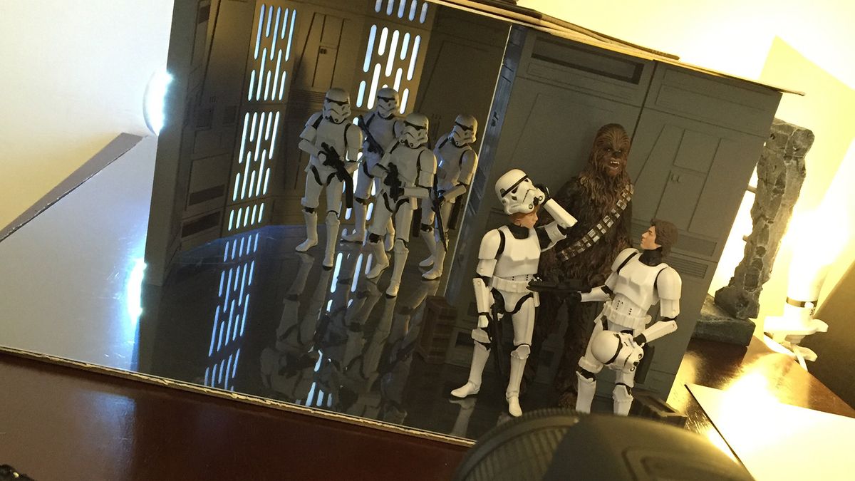 Create cool scenes from films using action figures