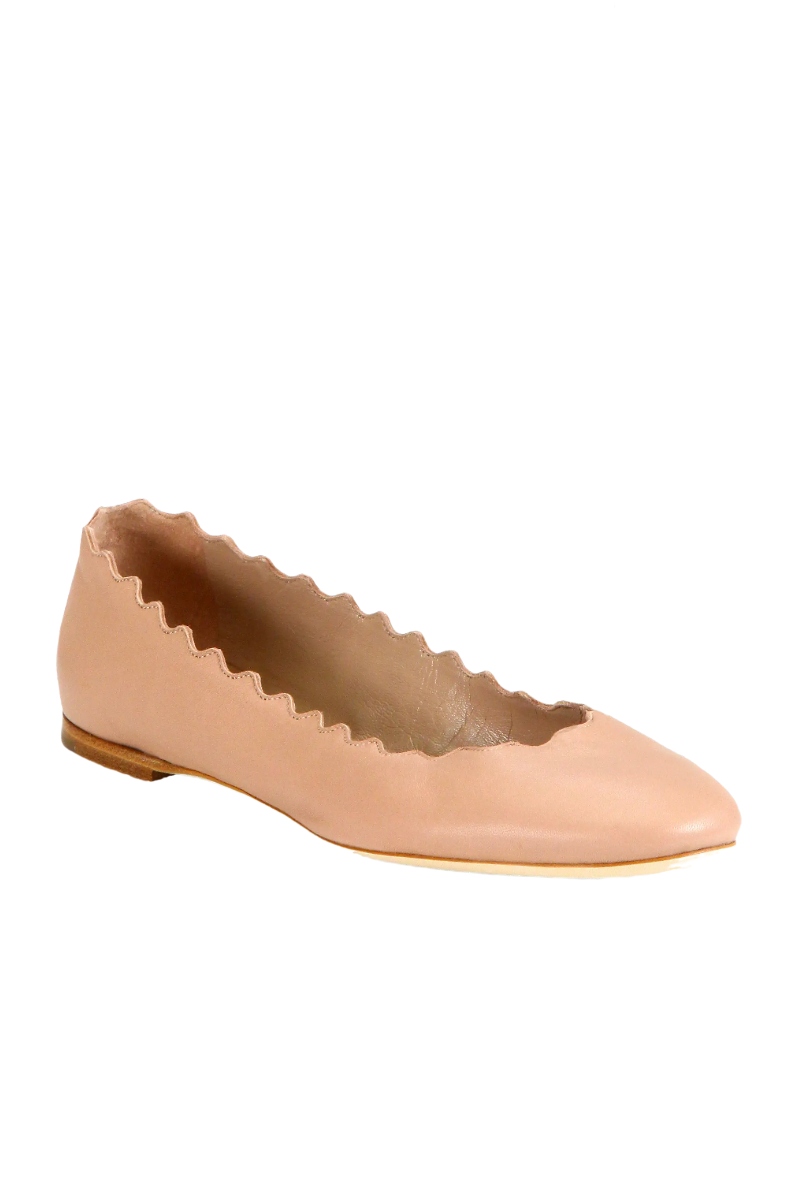 Lauren Leather Ballet Flats