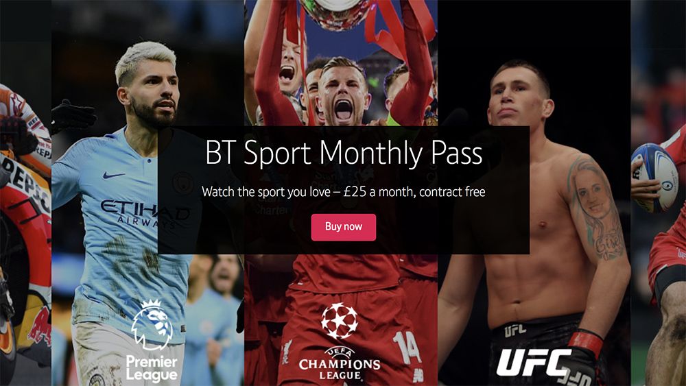 BT Sport introduces no-contract Monthly Pass for £25 – includes 4K HDR