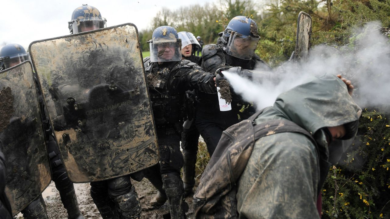 France protests 