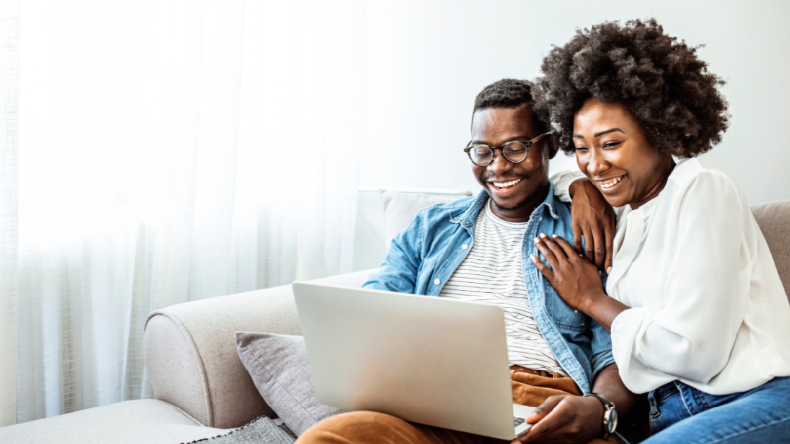 Stock photos of people with tech devices.