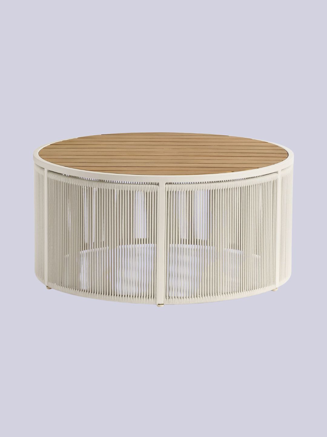 Lakewood Rope Round Outdoor Coffee Table