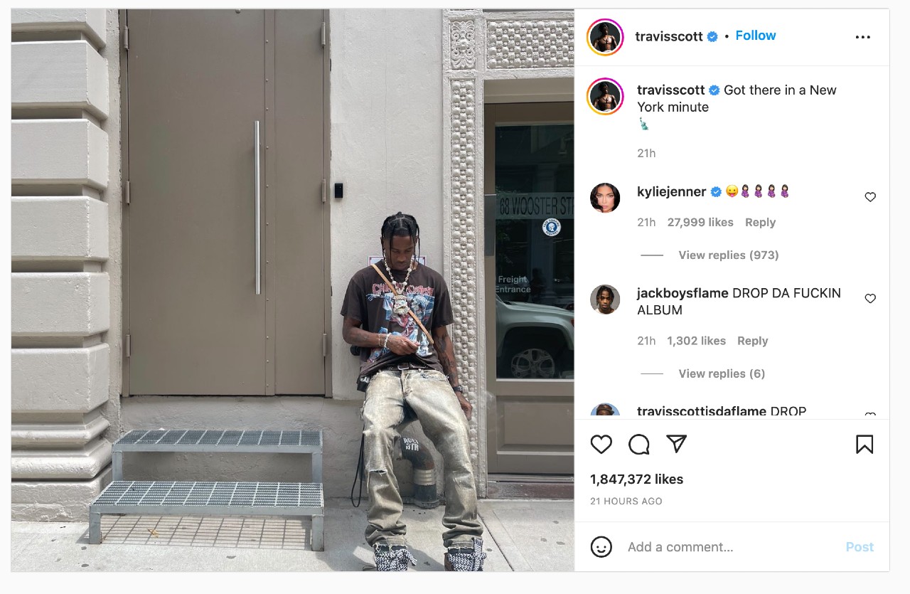 Travis Scott on Instagram