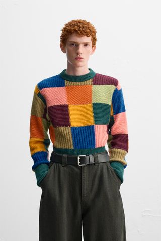 Color Block Sweater X Harry Lambert