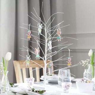Easter decorations: White Easter Tree