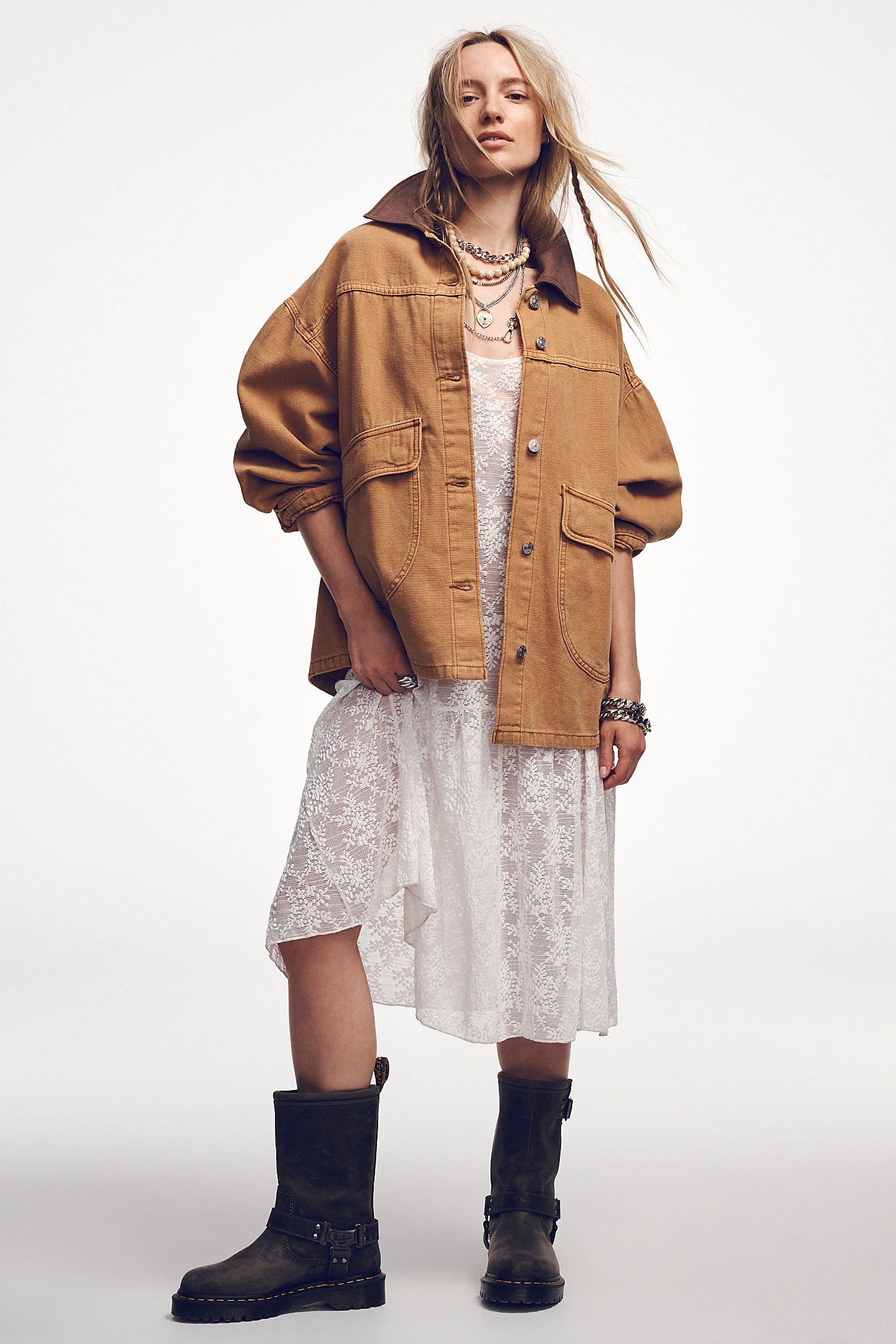 Free People, We the Free Lemon Denim Jacket