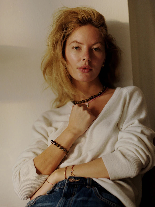 Anni Lu Brown Ball Bracelet