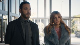 Karadec and Morgan standing together in High Potential Season 2