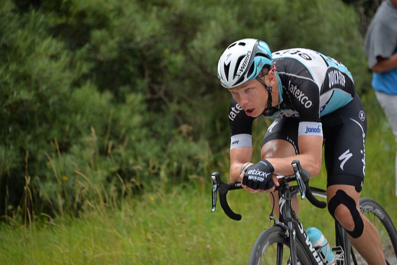Tony Martin (Etixx-Quick Step) on the drops