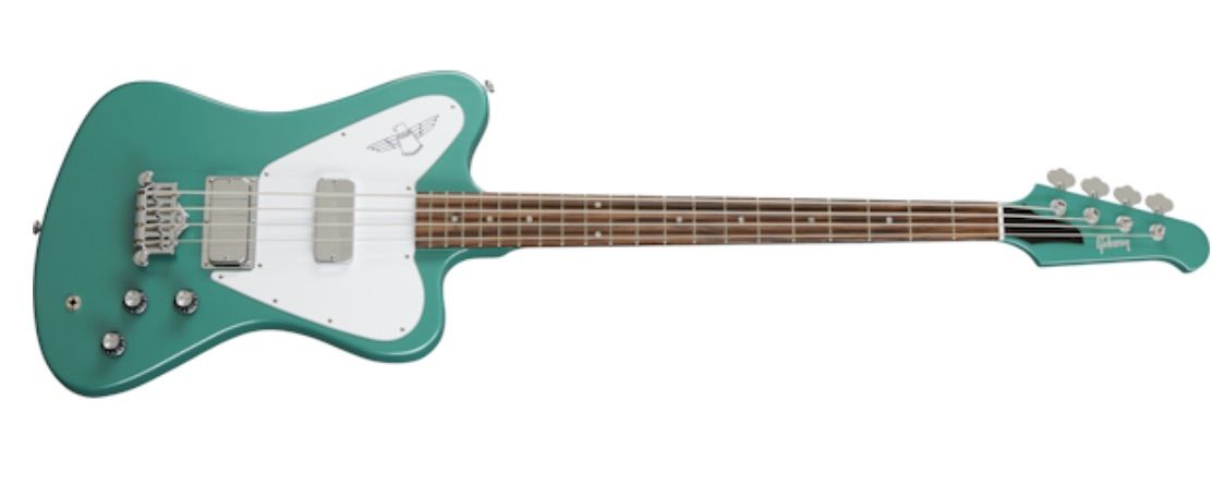 Gibson's new Non-Reverse Thunderbird Bass in Inverness Green