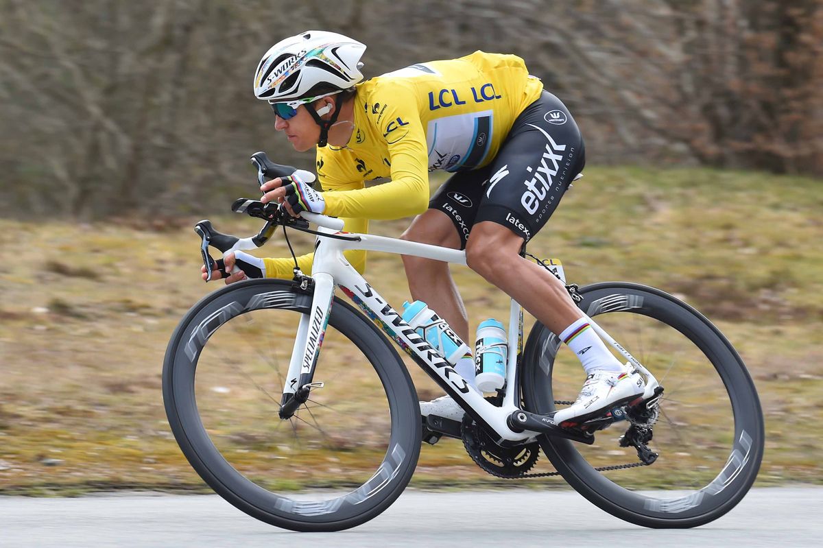Paris-Nice leader Michal Kwiaktowski (Etixx-Quickstep)