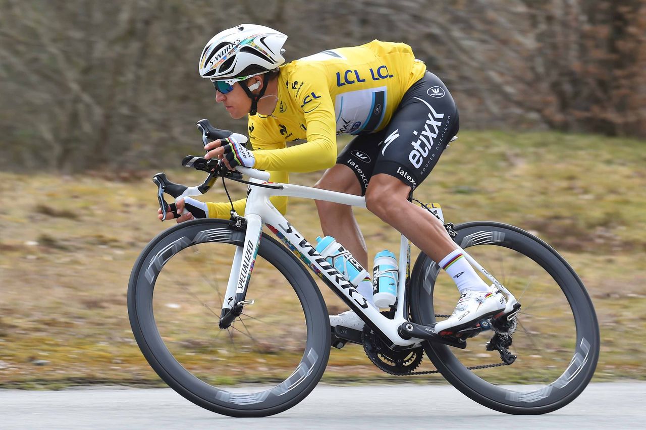 Paris-Nice leader Michal Kwiaktowski (Etixx-Quickstep)