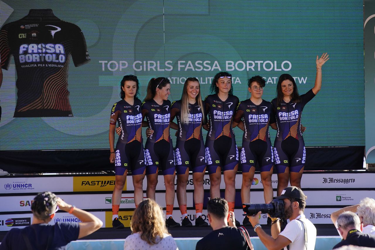 Giro d'Italia Donne 2022 - 33rd Edition - Teams Presentation - 29/06/2022 - Top Girls Fassa Bortolo - photo Massimo Fulgenzi/PMG Sport/SprintCyclingAgency&Acirc;&copy;2022