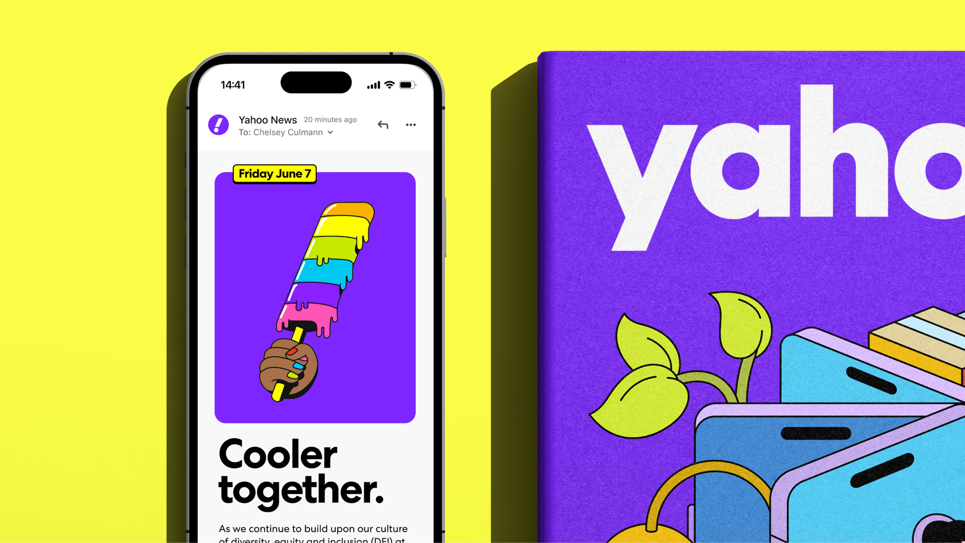 Yahoo the yep branding