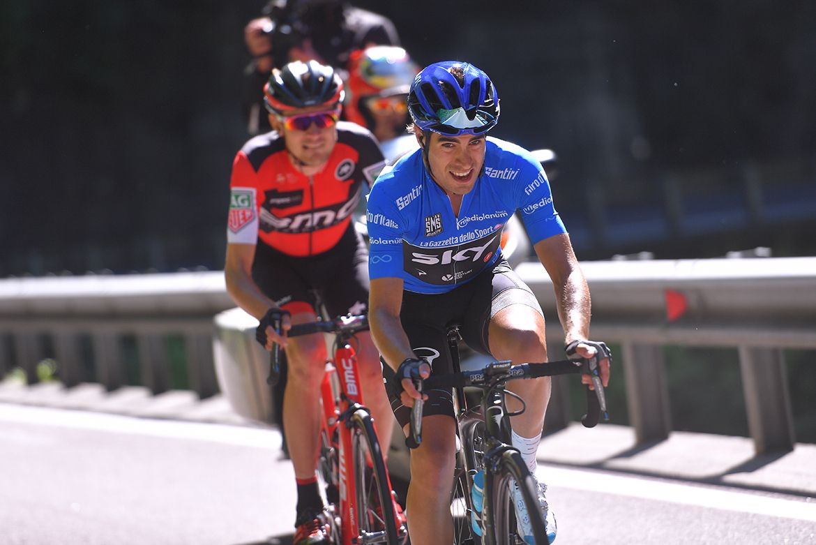 Mikel Landa and Tejay Van Garderen collaborating to create a stage-winning margin