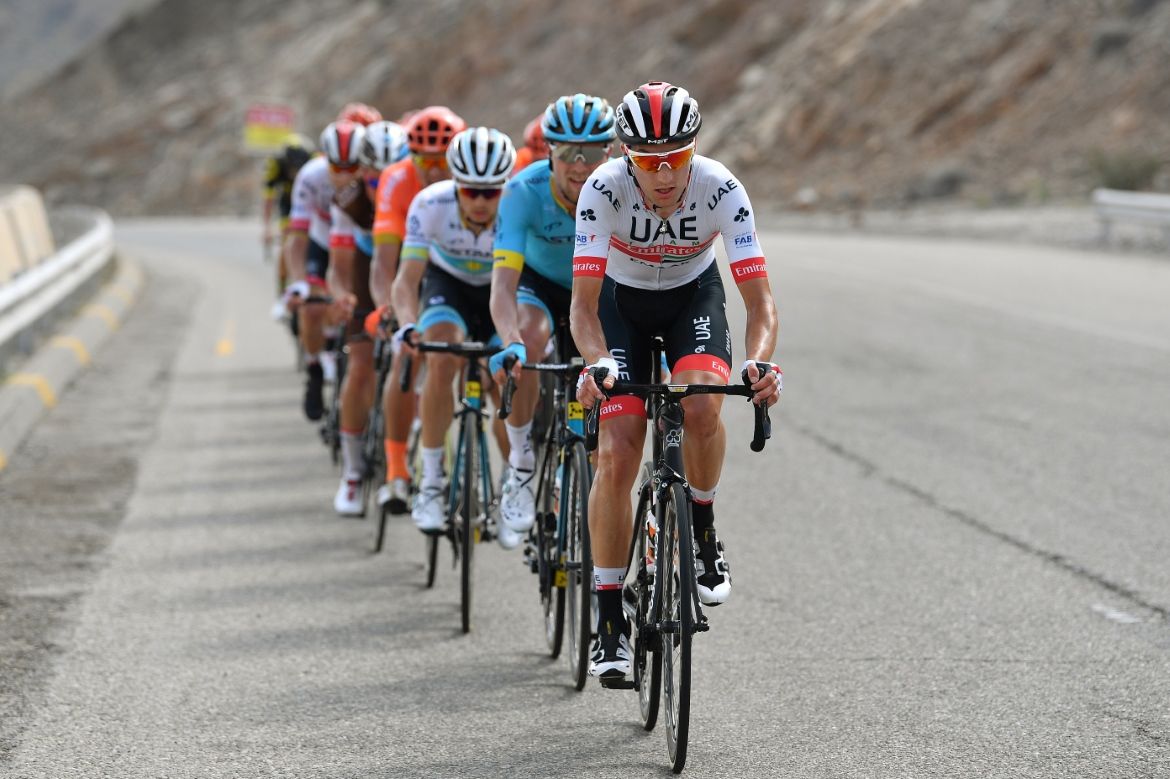 Sven Erik Bystrom pulls the group along