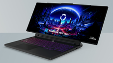Image of the Lenovo Legion Pro Rollable gaming laptop on a grey background