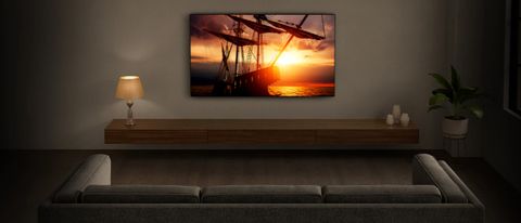 Sony X95J TV in a living room.
