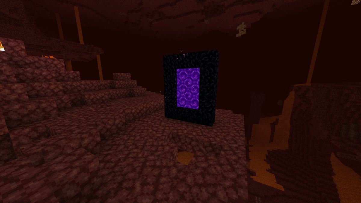 minecraft pc nether portal