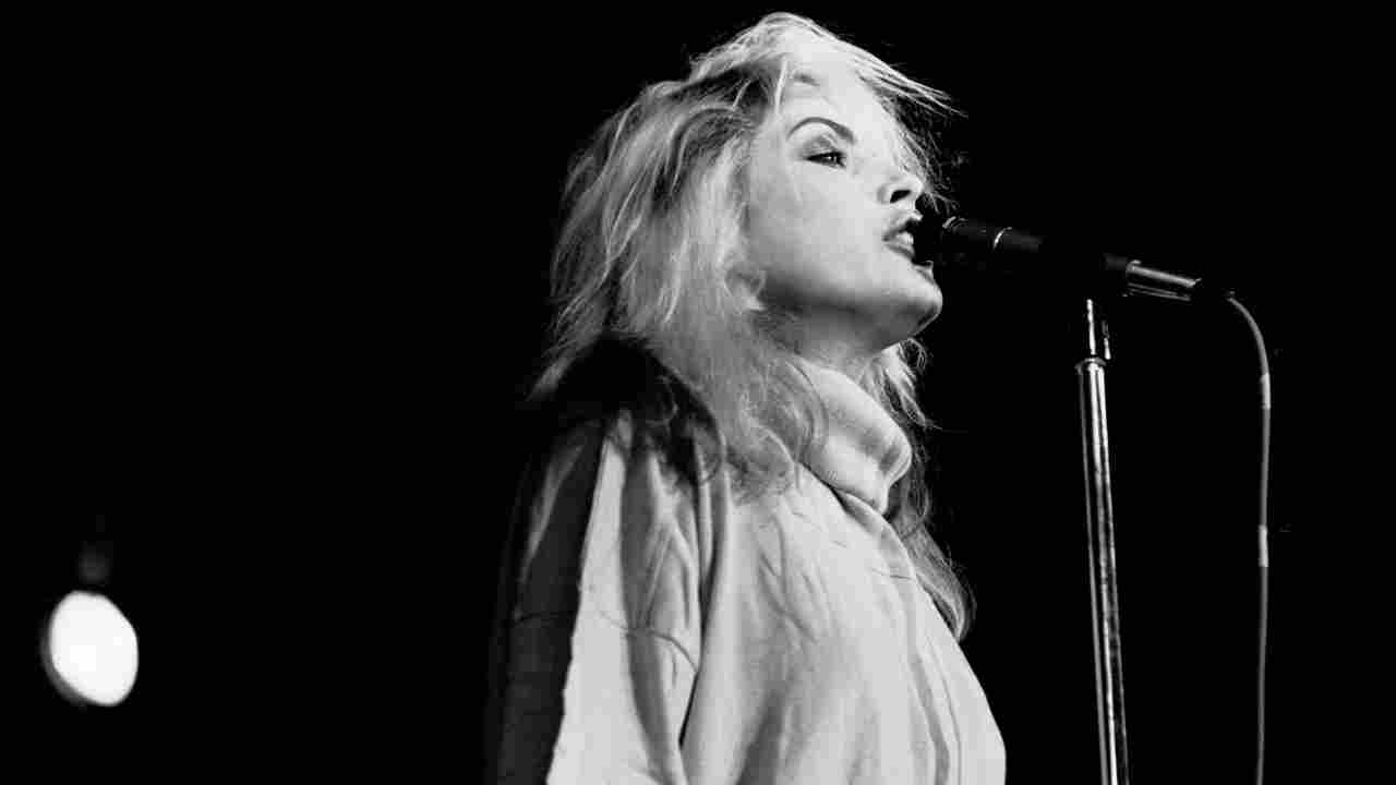 Blondie&amp;rsquo;s Debbie Harry performing onstage in 1978