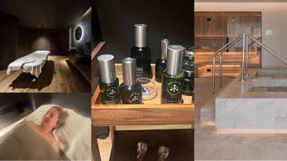 A selection of sleep trends, including cold plunge and massage, as tried by Kat Storr