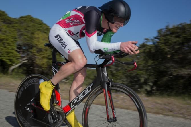 Justin Rossi (Marc Pro-Strava) finished second, seven seconds off the winning time, and climbed to second in GC.
