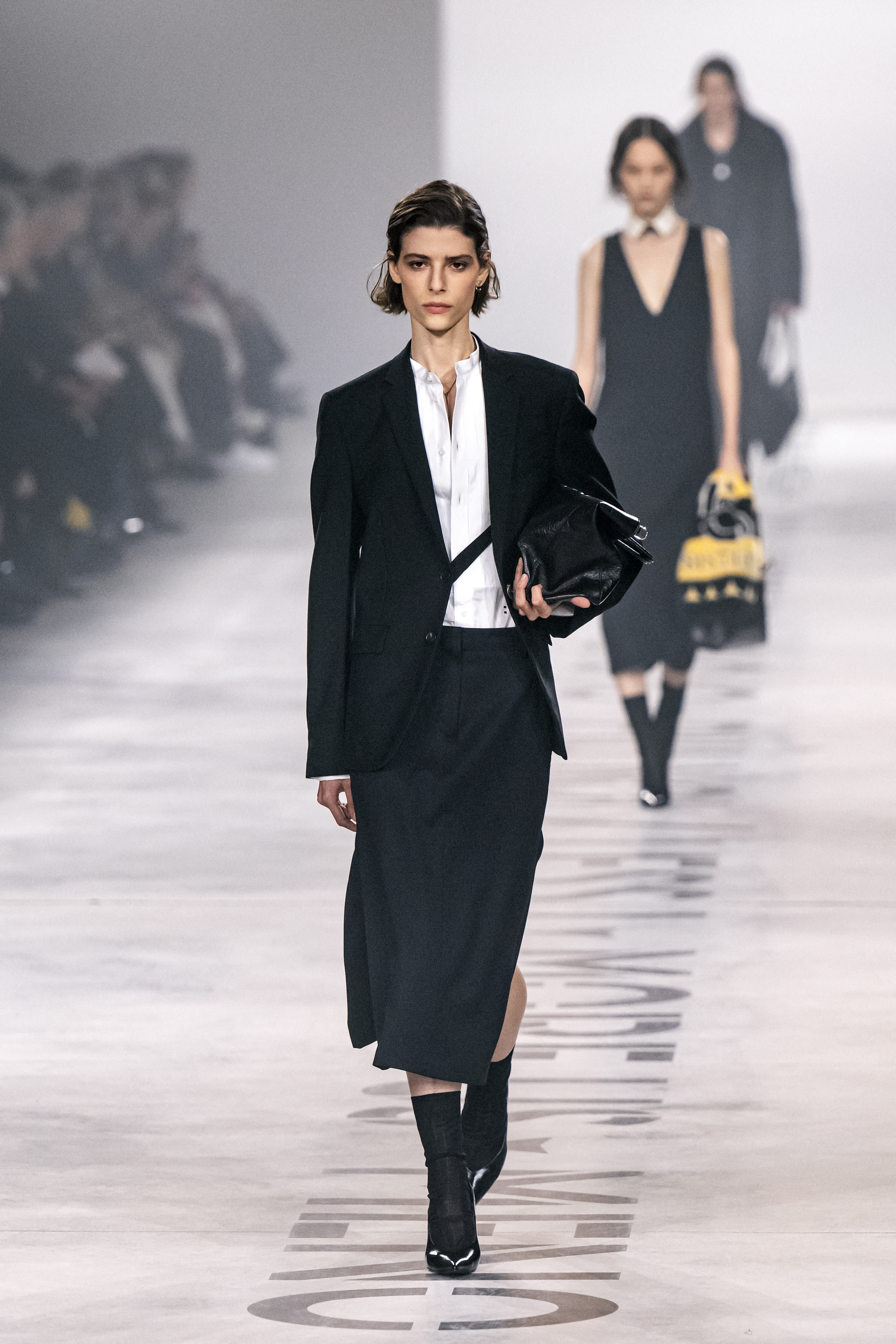 a model on the fendi fall 2026 runway