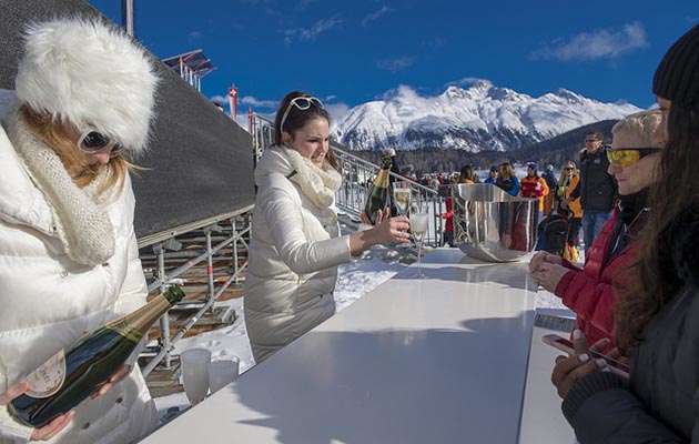 A scenic bar