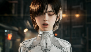 Stellar Blade Blood Rain trailer still.