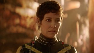 Evangeline Lilly as The Wasp in Ant-Man and the Wasp: Quantumania.