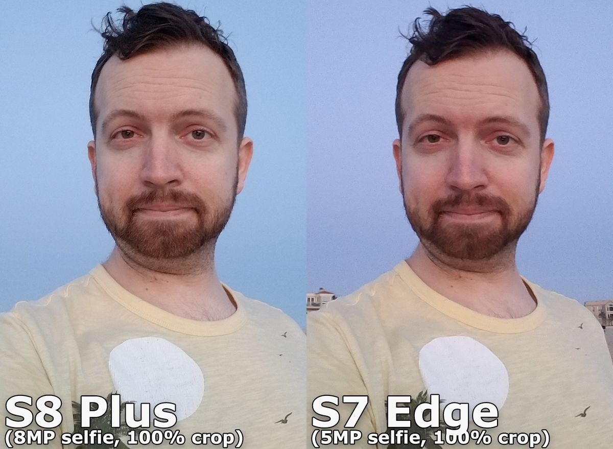 Press on the arrow to the right to see more camera samples