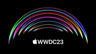 Regnbuelogoen til Apple WWDC 2023.