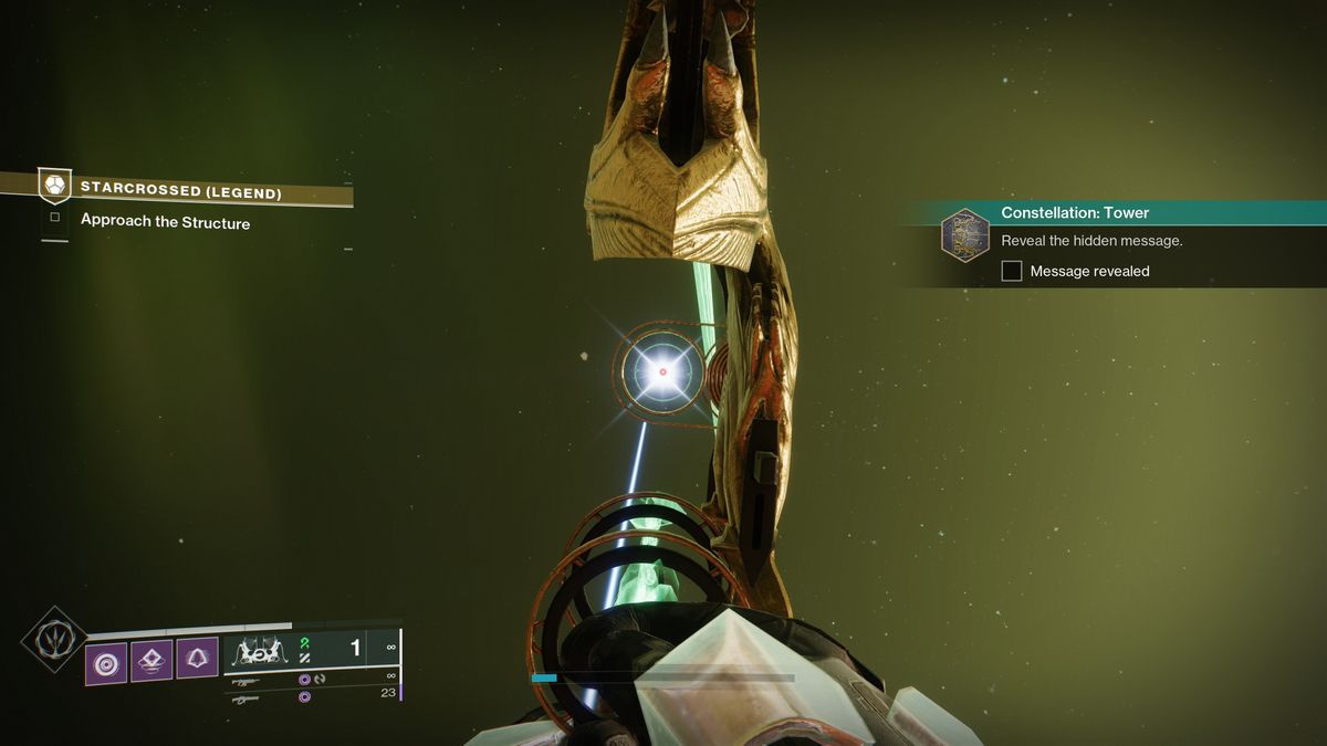 Destiny 2 Wish-Keeper catalyst - Shooting a star with Wish-Keeper