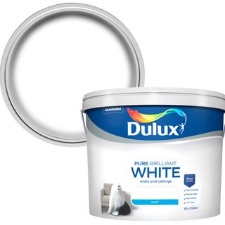 Dulux white paint bucket