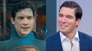 David Corenswet and Will Reeve in a side-by-side photo.