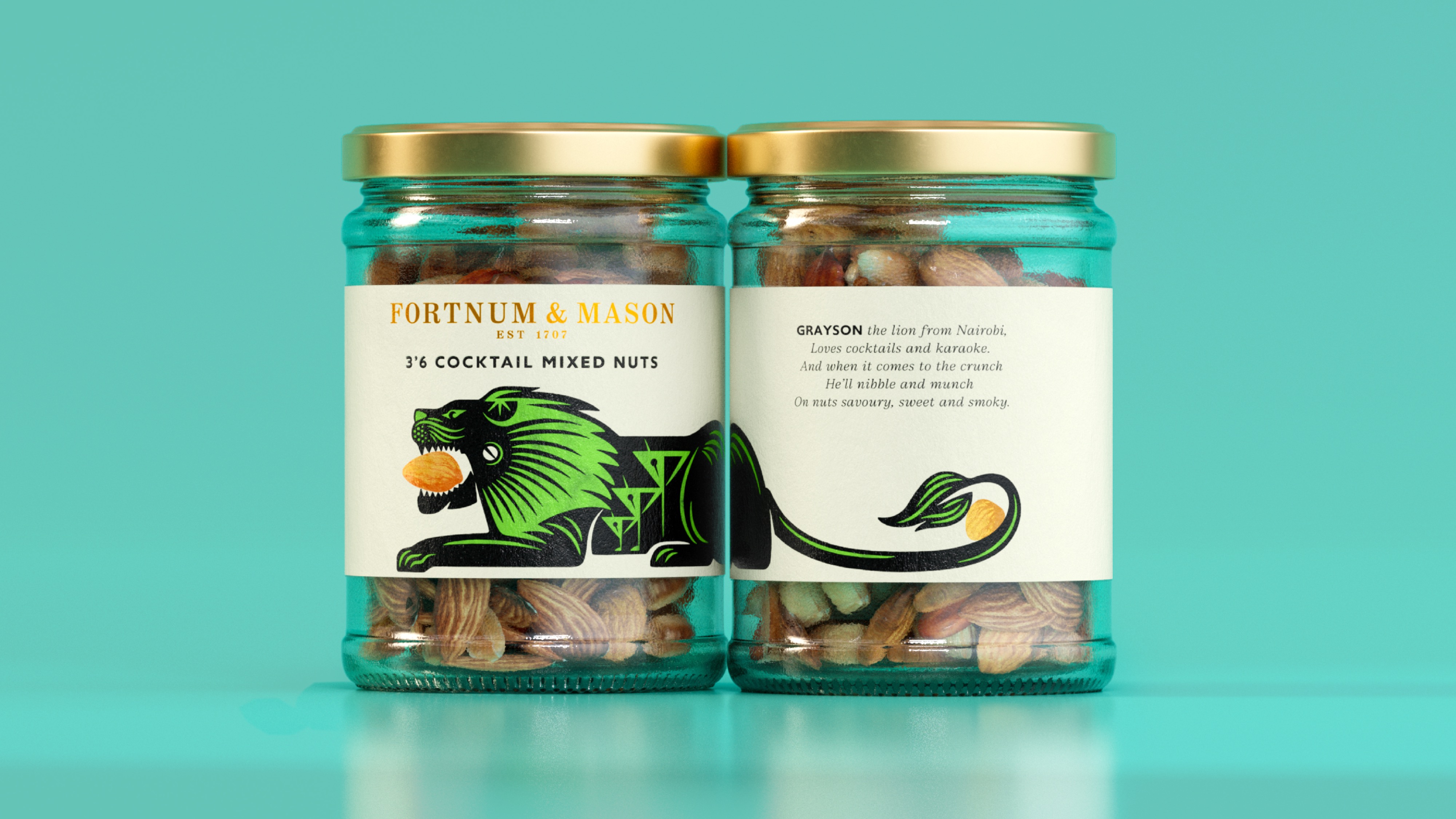 Fortnum and Mason's nuts branding