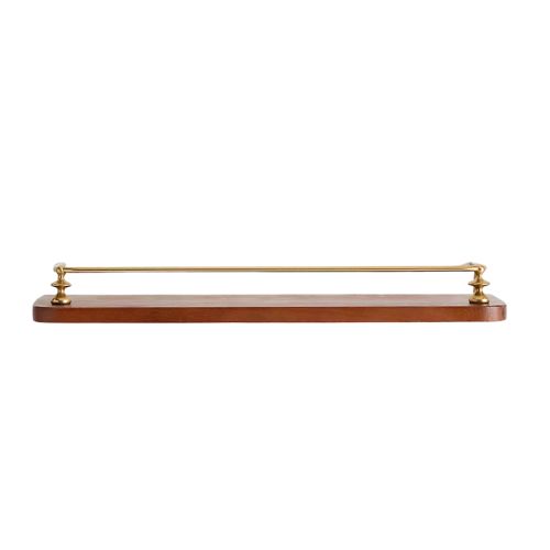 AnthroHome, Amara Floating Wood Single Shelf 24"