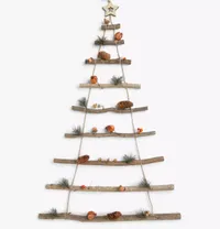 Wooden Ladder with Berry Wall Decoration| Was £25, Now £17.50
